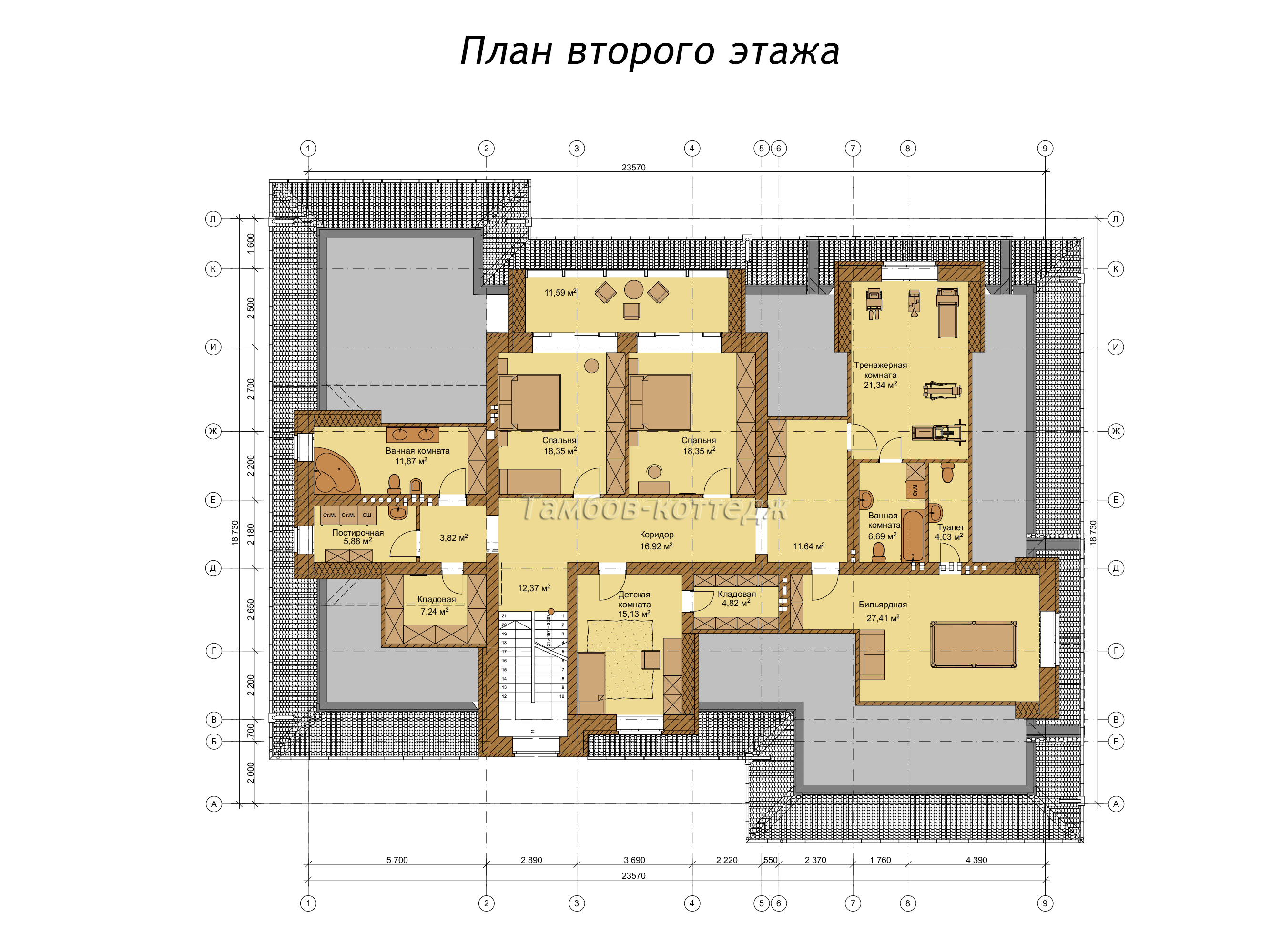 Проект дома площадью 517 м2, фото, описание - заказать в Тамбове